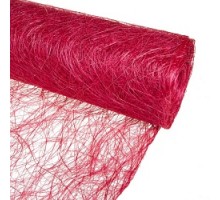 Сизаль (Абака) 48 см x 9 м, Dark Pink (Ярко-розовый)