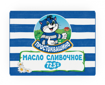 Сливочное масло Простоквашино крестьянское 72,5 % 180 г бзмж