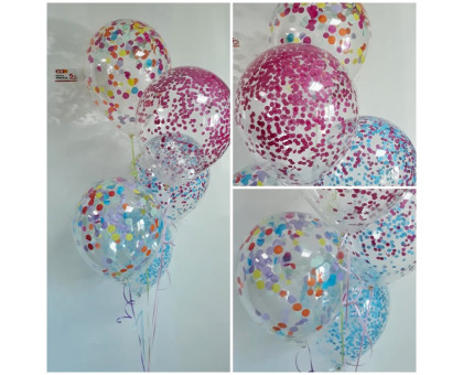 Balloons with confetti!