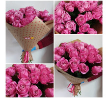 21 pink roses 60 cm in craft!