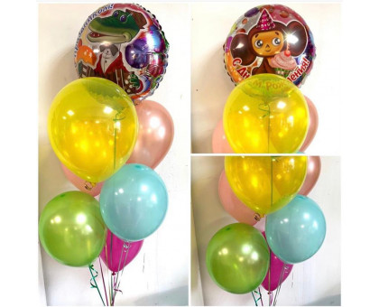 Bright birthday balloons!