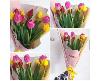 11 bright tulips!