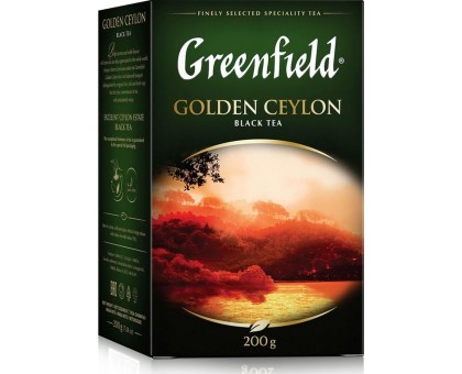 Чай черный Greenfield Golden Ceylon листовой 200 г