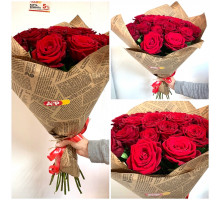 21 red roses 60 cm in craft!
