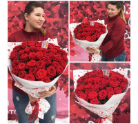  65 red roses in craft!