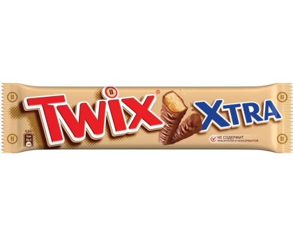 Батончик Twix Extra шоколадный 82 г